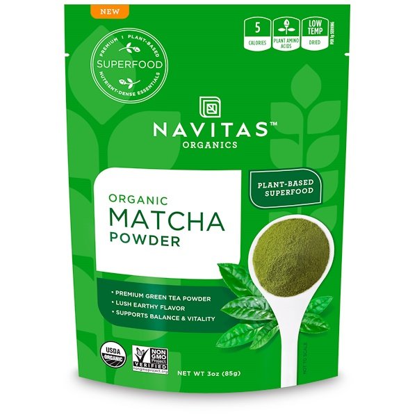Navitas Organics, オーガニック抹茶パウダー、3 oz (85 g)