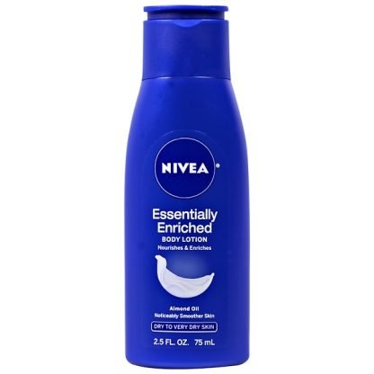 Nivea, エッセンシャリー・エンリッチド・ローション 、アーモンドオイル、2.5液量オンス（75 ml）
