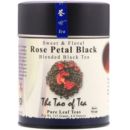 The Tao of Tea, 薔薇の花弁入り紅茶、甘くフローラルな香り、 4 オンス (115 g)
