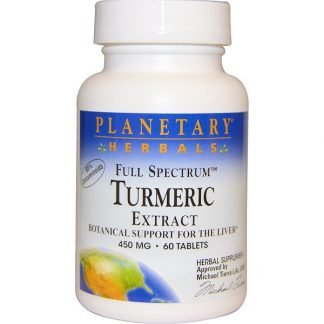 Planetary Herbals, フルスペクトラム™ ウコンエキス, 450 mg, 60 錠