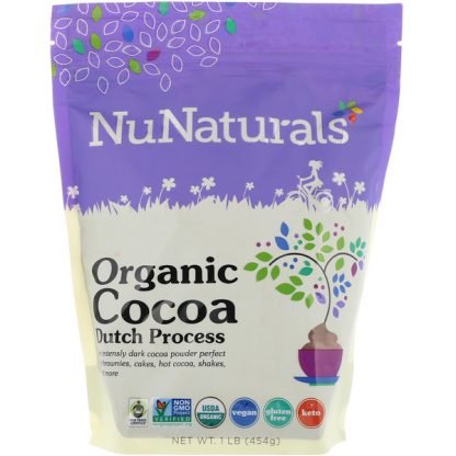 NuNaturals, Organic Cocoa, 1 lb (454 g)