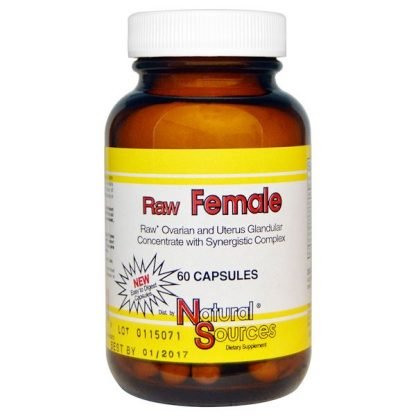 Natural Sources, ロー フィーメール、60カプセル