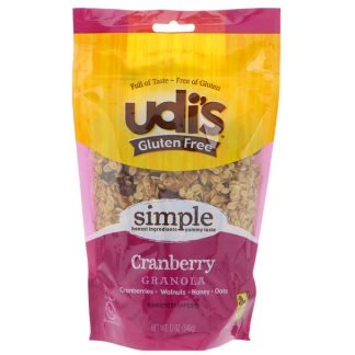 Udi's, グルテンフリー・グラノーラ, クランベリー, 12 オンス (340 g)