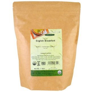Davidson's Tea, オーガニック、イングリッシュブレックファストティー、1ポンド (Discontinued Item)