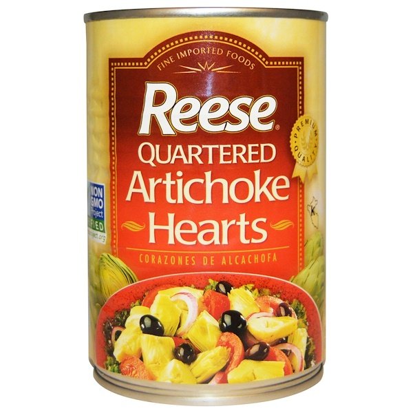 Reese, 四分されたチョウセンアザミの蕾(Quartered Artichoke Hearts), 14オンス(396 g)