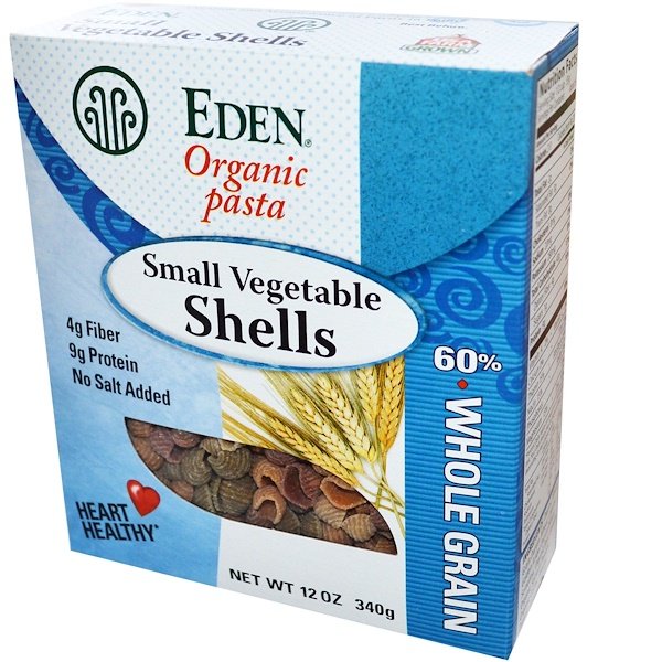 Eden Foods, オーガニック 野菜シェル(パスタ), 12 オンス (340 g)