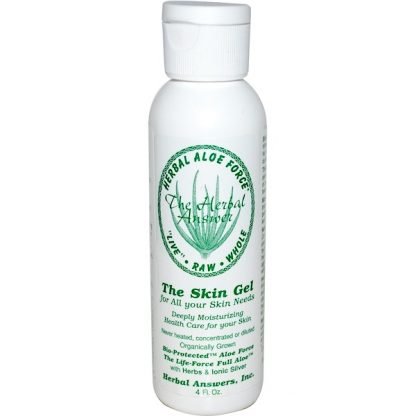 Herbal Answers, Herbal Aloe Force、スキンジェル、  4 液量オンス（120ml）