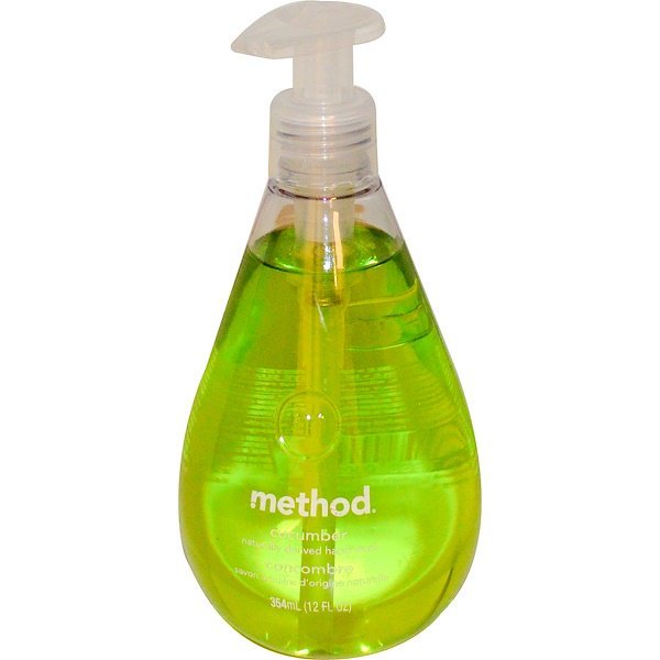 Method, ハンドウォッシュ、キュウリ、 12 液量オンス(354 ml)