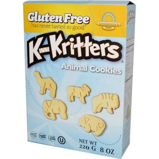 Kinnikinnick Foods, KinniKritters®, アニマルクッキー, 8 オンス (220 g)