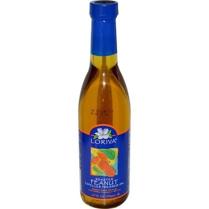 Loriva, ローストピーナッツエクスペラプレスオイル、 12.7 fl oz (376 ml)