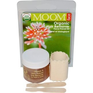 Moom, オーガニック除毛剤 顔/トラベルキット, 1 キット (Discontinued Item)