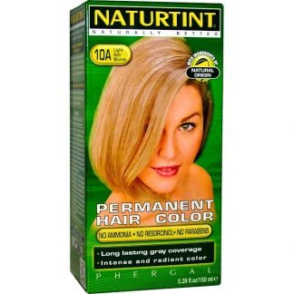 Naturtint, パーマネントヘアカラー、10A ライトアッシュブロンド、5.28 fl oz (170 ml)