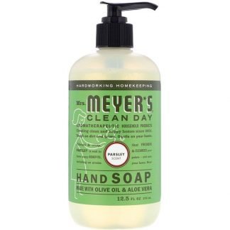 Mrs. Meyers Clean Day, Hand Soap, Parsley Scent, 12.5 fl oz (370 ml) (Discontinued Item)