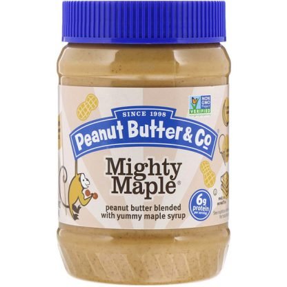 Peanut Butter & Co., ピーナッツバター&カンパニー, マイティーメープル, ピーナッツバターブレンド　美味しいメープルシロップ入り, 16 oz (454 g)