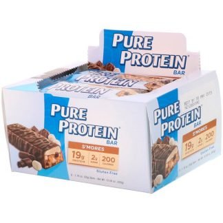 Pure Protein, バー、スモア、6バー、各1.76 oz (50 g)