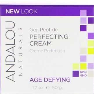 Andalou Naturals, 仕上げクリーム（Perfecting Cream）, スーパーゴジ ペプチド, 年齢に挑戦, 1.7液量オンス（50 ml）