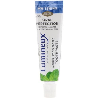 Lumineux Oral Essentials, 亜鉛入り歯磨き粉、ホワイトニング、.8 oz (22.7 g)