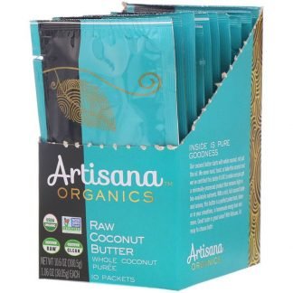 Artisana, 有機生ココナッツバター, 10パック, 各1.06オンス（30.05 g）