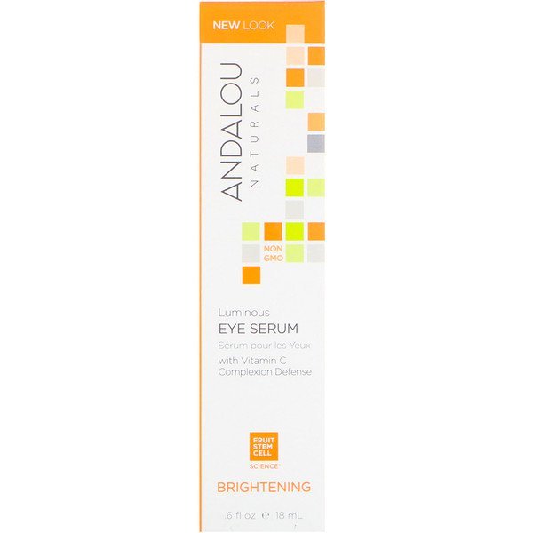 Andalou Naturals, ルミナスアイセラム(Luminous Eye Serum), 0.6液量オンス (18 ml)