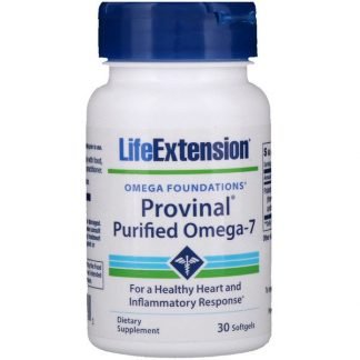 Life Extension, プロビナル精製オメガ7、ソフトジェル30粒