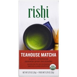 Rishi Tea, ティーハウス マッチャ、オーガニックの茶の湯用日本産緑茶パウダー、0.70 oz (20 g)
