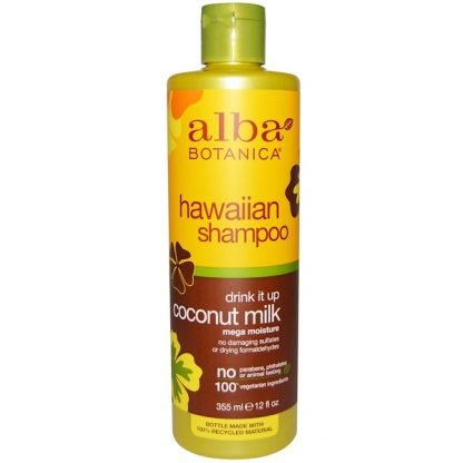Alba Botanica, ドリンクイットアップ ココナッツミルクシャンプー（Drink it Up Coconut Milk Shampoo）, 12液量オンス（355 ml）