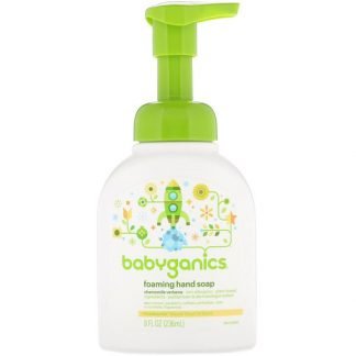 BabyGanics, Foaming Hand Soap, Chamomile Verbena, 8 fl oz (236 ml) (Discontinued Item)