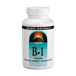 Source Naturals, B-1, チアミン, 100 mg, 100錠