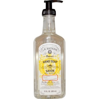 J R Watkins, 自然ハーブソープ、レモン、 11液量オンス (325 ml)