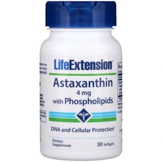 Life Extension, アスタキサンチン, リンモリブデン酸添加, 4 mg, 30ソフトジェル