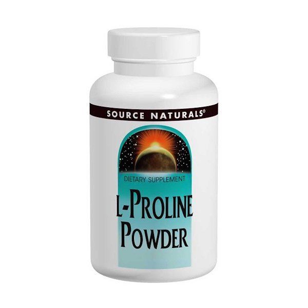 Source Naturals, L-プロリンパウダー、4 oz (113.4 g)