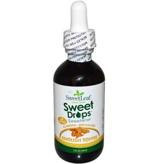 Wisdom Natural, ウィズダム･ナチュラル, Sweet Drops,リキッドステビア甘味料,イングリッシュタフィー, 2 fl oz (60 ml)