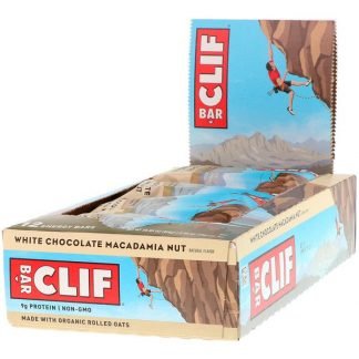 Clif Bar, エネルギーバー、ホワイトチョコレートマカダミアナッツ、12本、各2.40オンス (68 g)