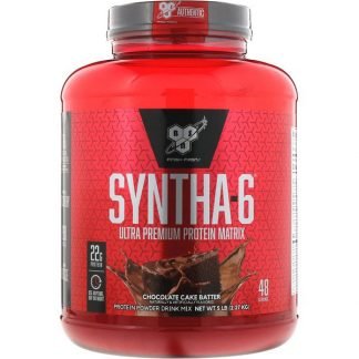 BSN, シンサ6、ウルトラプレミアム・プロテインマトリックス、 チョコレートケーキバッター、 5.0ポンド (2.27 kg)