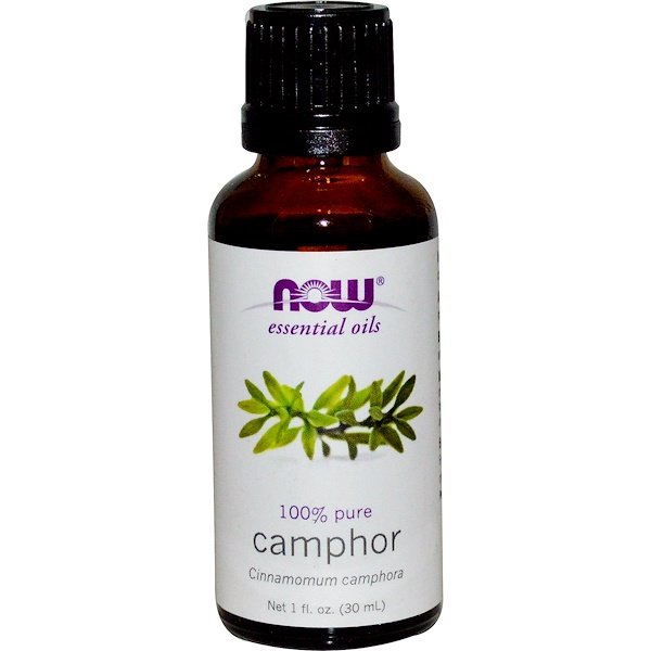 Now Foods, エッセンシャルオイル, 樟脳(しょうのう), 1液量オンス (30 ml)