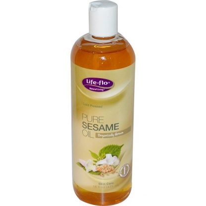 Life-flo, ピュア・セサミオイル、スキンケア、16 液体オンス（473 ml）