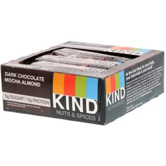 KIND Bars, ナッツとスパイス、ダークチョコレートモカアーモンド、12本、各1.4oz（40g）