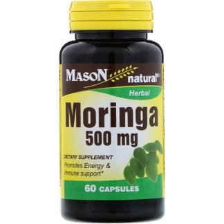 Mason Natural, モリンガ（ワサビノキ）, 500 mg, 60 カプセル