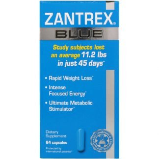 Zantrex, ザントレックスブルー, 急速な減量効果, 84カプセル (Discontinued Item)