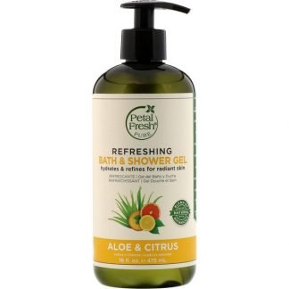 Petal Fresh, 純粋、リフレッシュバス＆シャワージェル、アロエ＆シトラス、16 fl oz (475 ml)