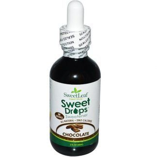 Wisdom Natural, スイートリーフ  液状ステビア、スイートドロップス甘味料、チョコレート、2 液オンス(60 ml)