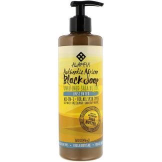 Alaffia, アフリカンブラックソープ、石鹸、476ml（16fl oz）