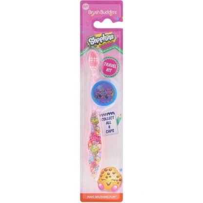 Brush Buddies, Shopkins、 歯ブラシトラベルキット、ソフト、 2品