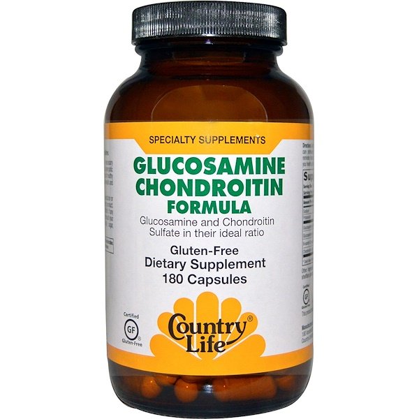 Country Life, グルコサミン コンドロイチンフォーミュラ, 180 カプセル