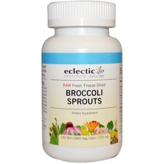 Eclectic Institute, ブロッコリーの芽, 270 mg, 150粒（ベジタリアンカプセル）