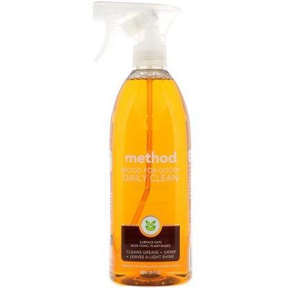 Method, ウッド・フォー・グッド® デイリークリーン, アーモンド, 28 液量オンス (828 ml)