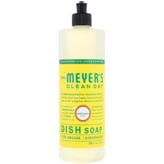 Mrs. Meyers Clean Day, Dish Soap, Honeysuckle Scent, 16 fl oz (473 ml)