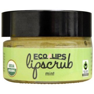 Eco Lips Inc., オーガニック、リップスクラブ、ミント、.5 oz (14.2 g)