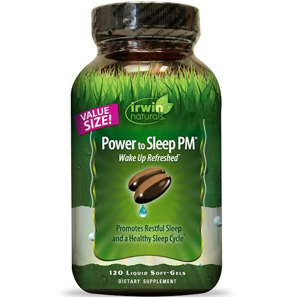 Irwin Naturals, パワー・トゥ・スリープ(Power to Sleep) PM、 120 リキッドソフトジェル