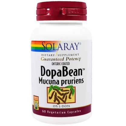 Solaray, ドーパビーン（DopaBean）、ムクナ、ベジタリアンカプセル 60 錠
